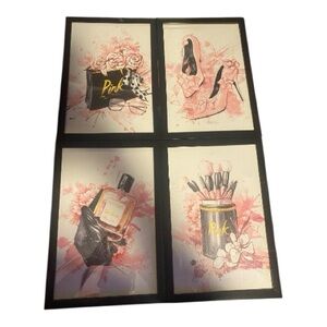 Pink Themed Fashion Art Set